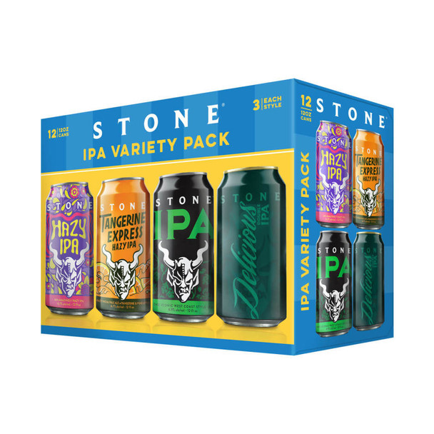 Stone IPA Variety Pack - 12 Oz - 12-PK - Aluminum