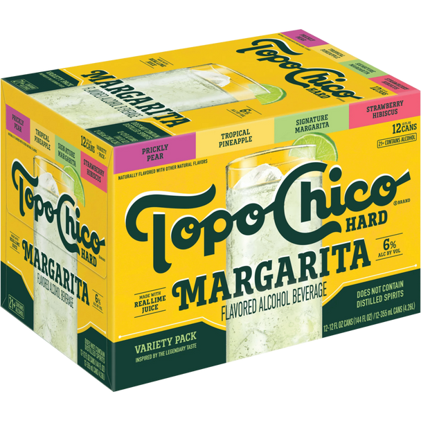 Topo Chico Margarita Hard Seltzer Variety #1 - 12-PK - Aluminum