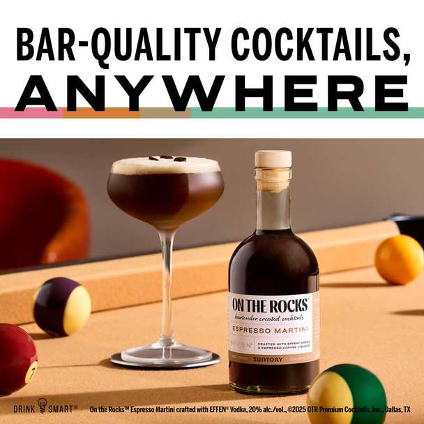 On The Rocks The Espresso Martini - 750 mL - 750ML - Glass