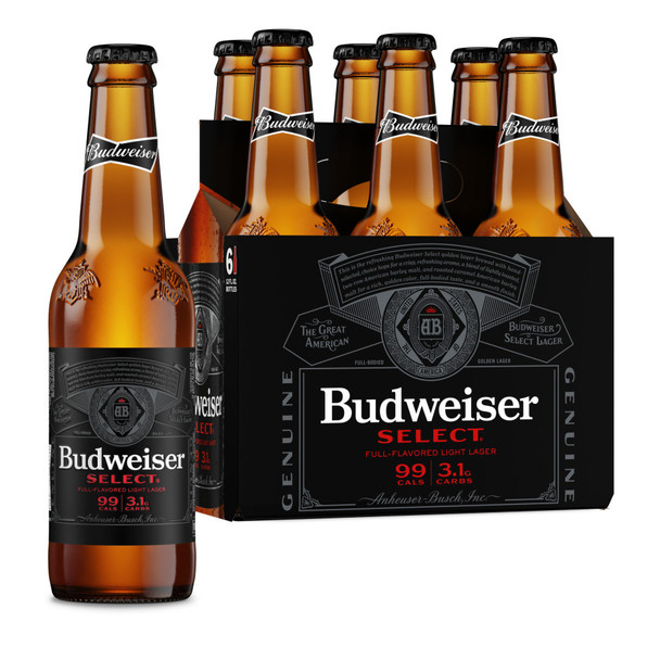 Budweiser Select - 12 Oz - 6-PK - Glass