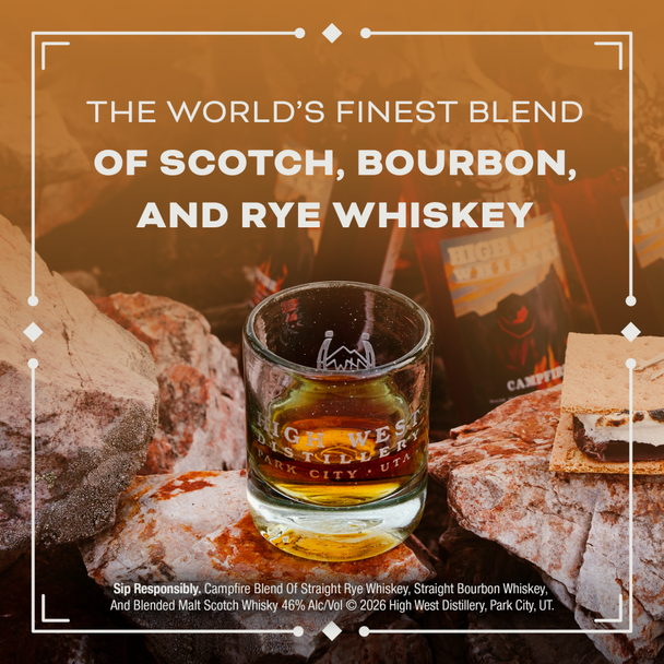 High West Campfire Whiskey - 750 mL - 750ML - Glass