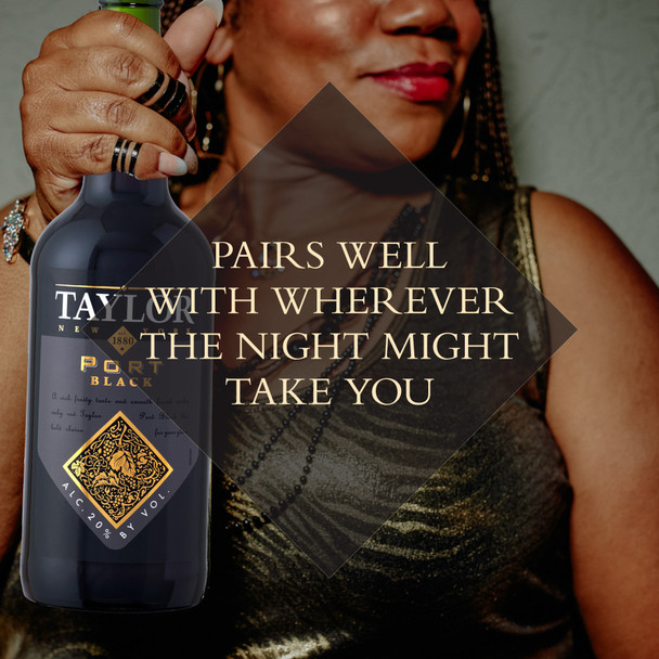 Taylor Port Black - 750 mL - 750ML - Glass