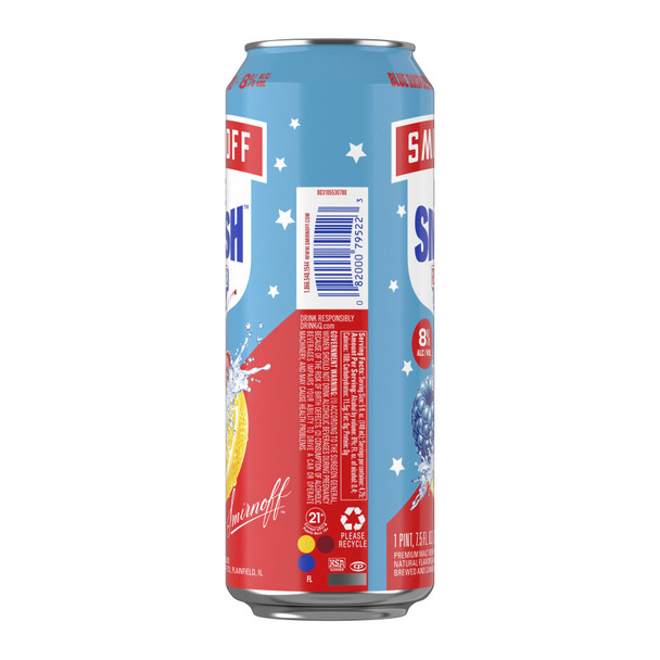 Smirnoff Ice Smash Red White & Berry - Each - Aluminum
