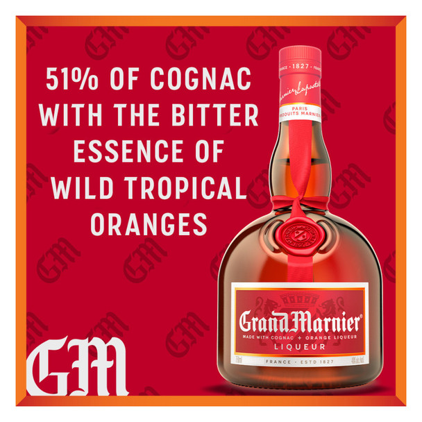 Grand Marnier Liqueur - 50 mL - 50ML - Glass
