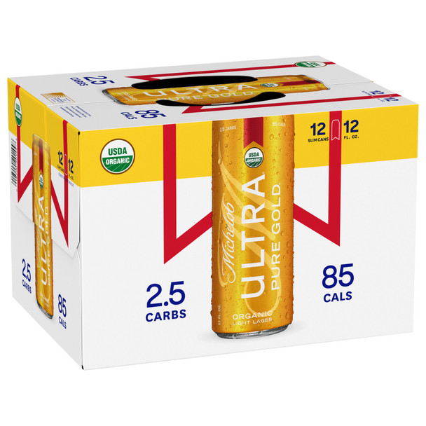 Michelob Ultra Pure Gold - 12 Oz - 12-PK - Aluminum