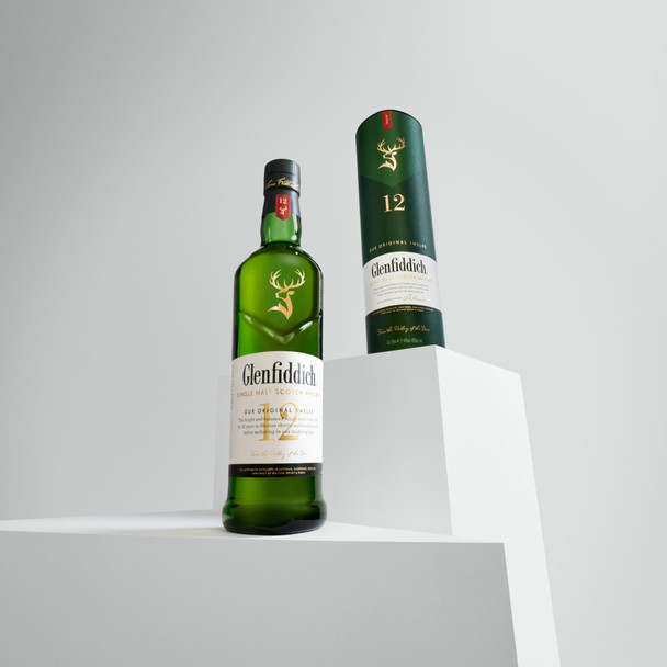 Glenfiddich 12 Year Old Single Malt Scotch Whisky - 1.75 L - 1.75L - Glass