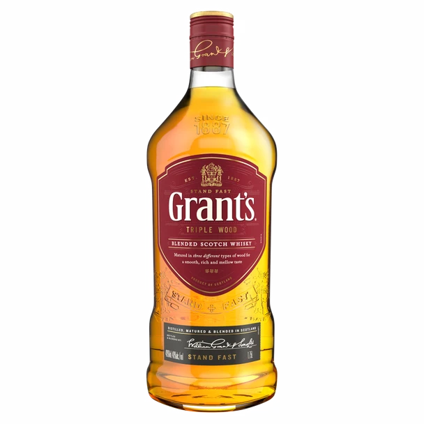 Grant's Triple Wood  Blended Scotch Whisky - 1.75 L - 1.75L - Glass