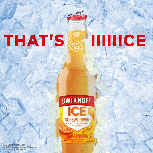 Smirnoff Ice Screwdriver - 11.2 Oz - 6-PK - Glass