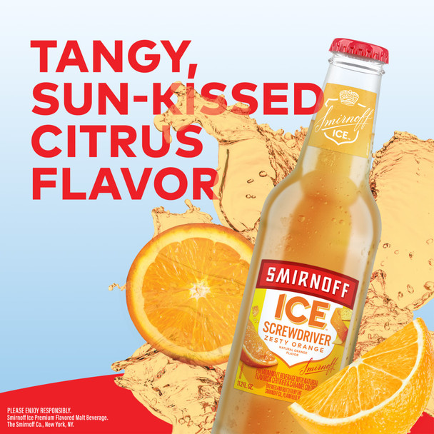 Smirnoff Ice Screwdriver - 11.2 Oz - 6-PK - Glass