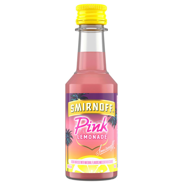 Smirnoff Pink Lemonade Vodka - 50 mL - 50ML - Glass