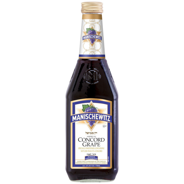 Manischewitz Concord Grape - 750 mL - 750ML - Glass