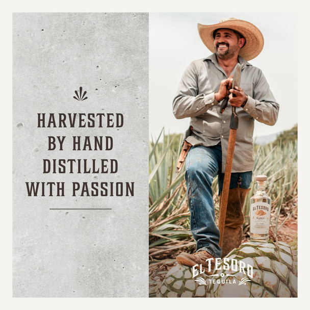 El Tesoro Blanco Tequila - 750 mL - 750ML - Glass