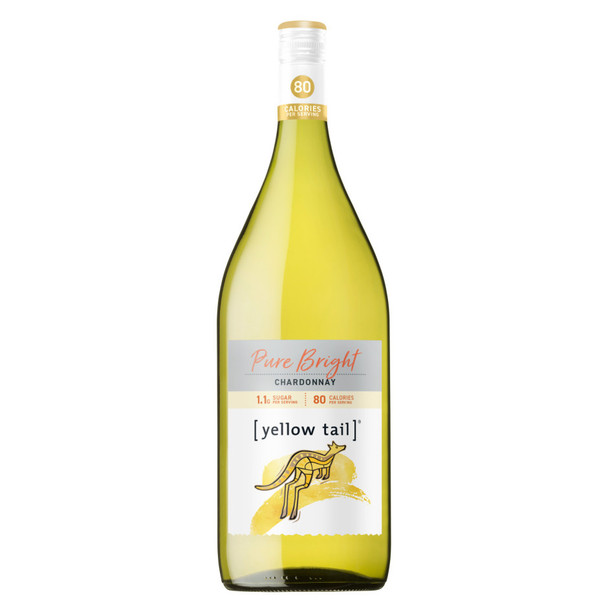 Yellow Tail Pure Bright Chardonnay - 1.5 L - 1.5L - Glass