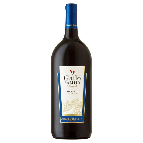 Gallo Family Merlot - 1.5 L - 1.5L - Glass