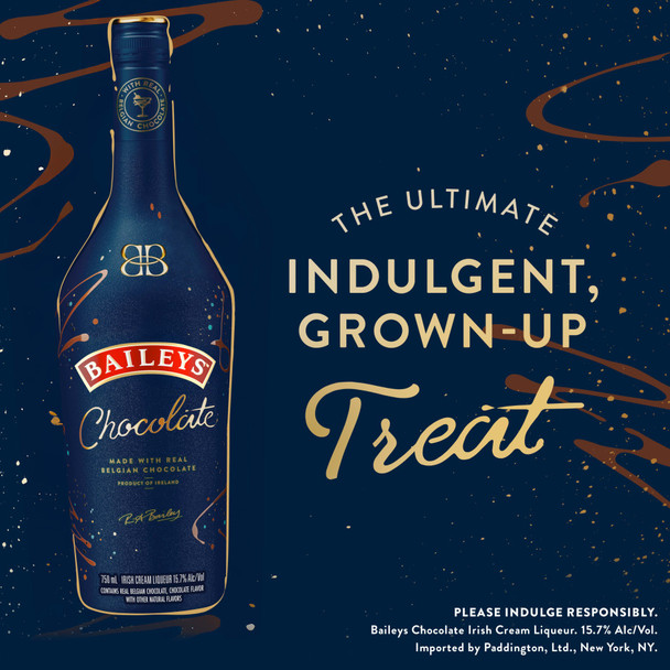 Baileys Chocolate Irish Cream - 750 mL - 750ML - Glass
