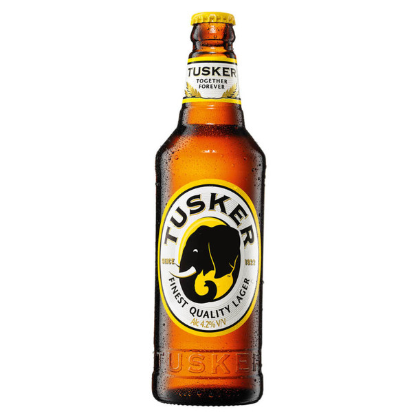 Tusker Lager - 12 Oz - Each - Glass