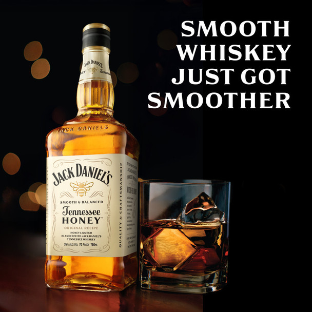 Jack Daniel's Honey Tennessee Whiskey - 1.75 L - 1.75L - Glass