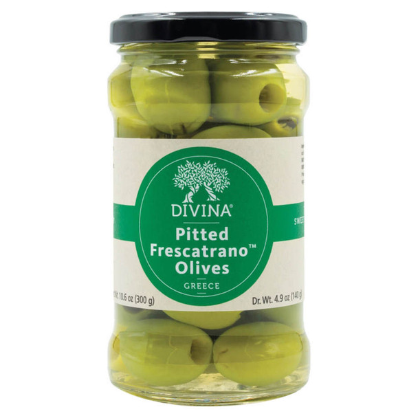 Divina Pitted Frescatrano Olives - 4.9 Oz - 4.9OZ - Glass