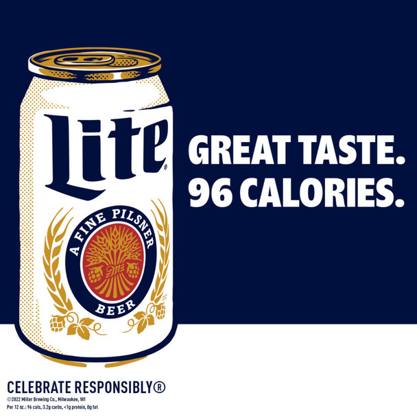 Miller Lite - 12 Oz - 18-PK - Glass