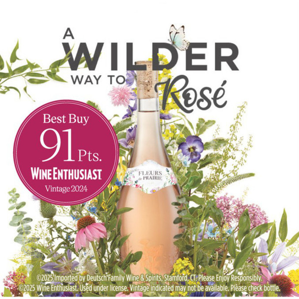 Fleurs De Prairie Rose - 750 mL - 750ML - Glass Fleurs De Prairie Rose - 750 mL - 750ML - Glass