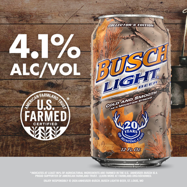 Busch Light - 12 Oz - 24-PK - Aluminum