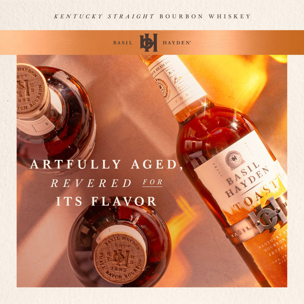 Basil Hayden Toast Bourbon Whiskey - 750 mL - 750ML - Glass