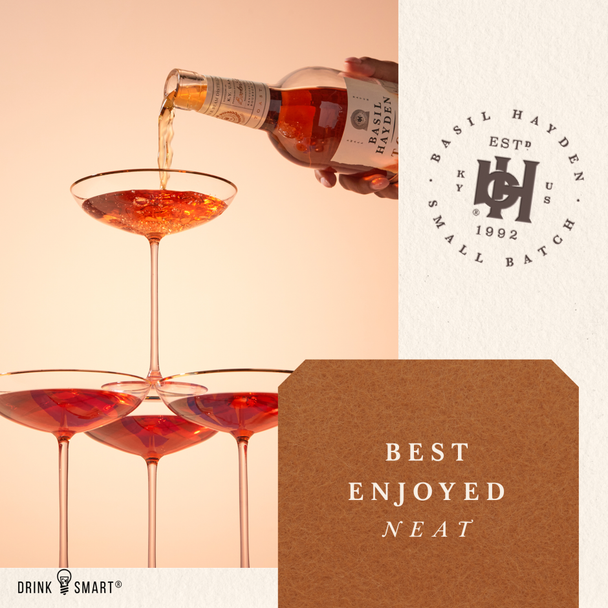 Basil Hayden Toast Bourbon Whiskey - 750 mL - 750ML - Glass