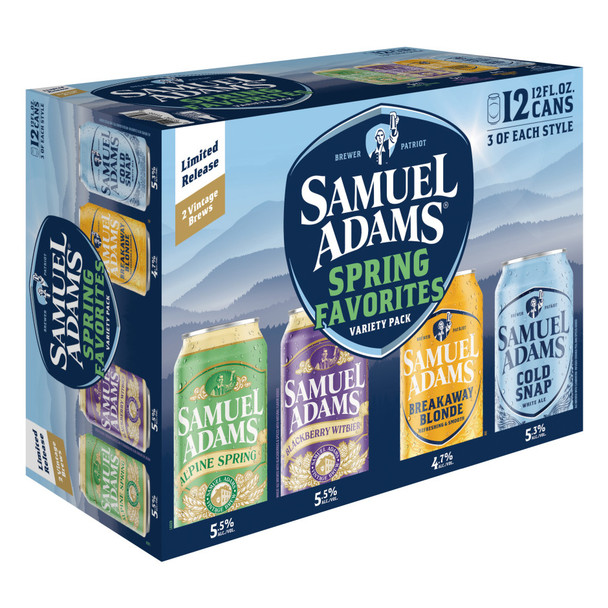 Samuel Adams Beers Seasonal Variety Pack - 12 Oz - 12-PK - Aluminum