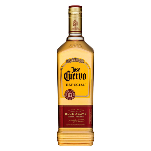 Jose Cuervo Especial Gold Tequila - 1.0 L - 1.0L - Glass