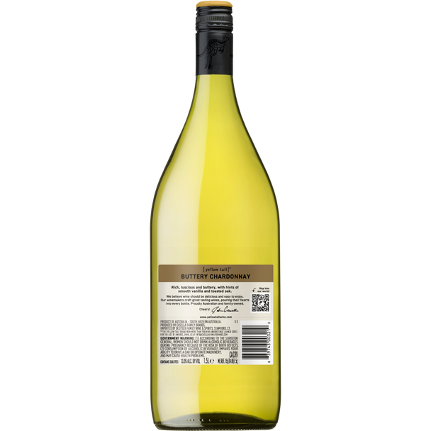 Yellow Tail Buttery Chardonnay - 1.5 L - 1.5L - Glass
