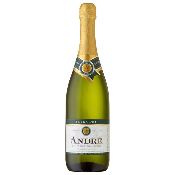 Andre Extra Dry Brut Champagne - 750 mL - 750ML - Glass