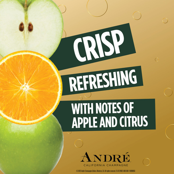 Andre Extra Dry Brut Champagne - 750 mL - 750ML - Glass