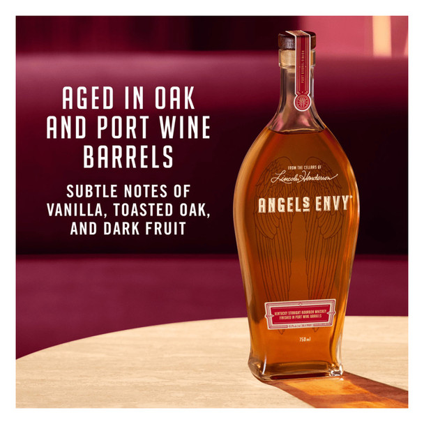 Angel's Envy Bourbon - 750 mL - 750ML - Glass