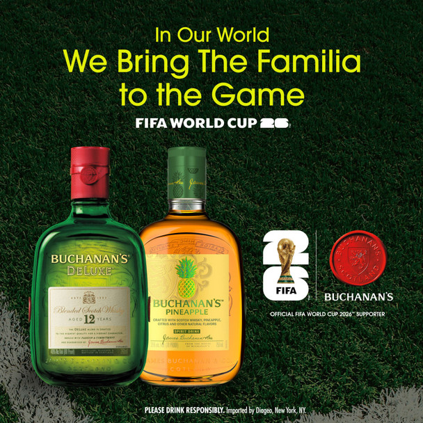 Buchanan's DeLuxe Aged 12 Years Blended Scotch Whisky - 750 mL - 750ML - Glass