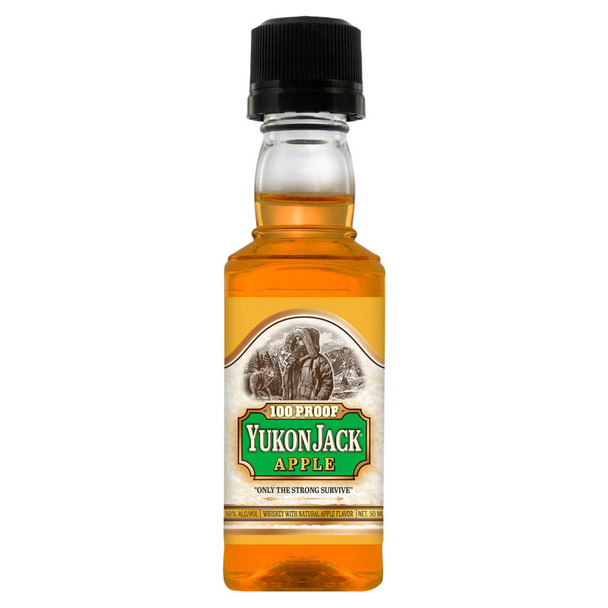 Yukon Jack Apple Canadian Whiskey - 50 mL - 50ML - Plastic