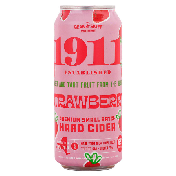 1911 Strawberry Cider - 4-PK - Aluminum 1911 Strawberry Cider - 4-PK - Aluminum