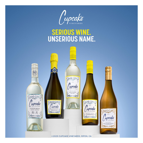 Cupcake LightHearted Sauvignon Blanc - 750 mL - 750ML - Glass