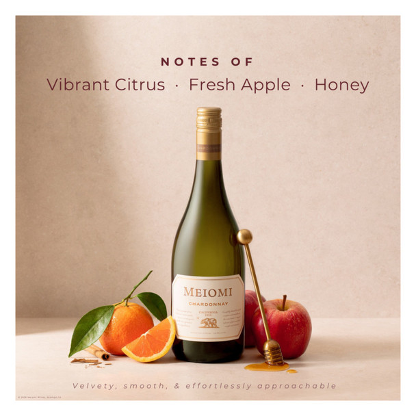 Meiomi Chardonnay - 750 mL - 750ML - Glass