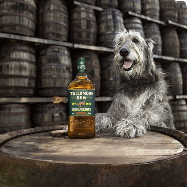 Tullamore D.E.W. Irish Whiskey Crock - 750 mL - 750ML - Glass