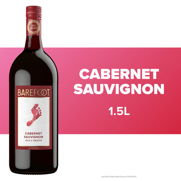 Barefoot Cabernet Sauvignon - 1.5 L - 1.5L - Glass