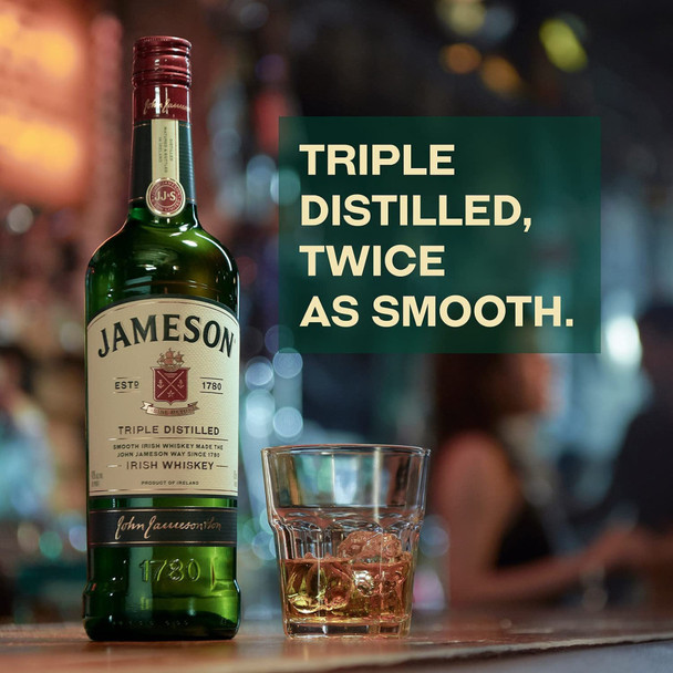 Jameson Original Irish Whiskey with Combo - 50 mL - 50ML - Glass