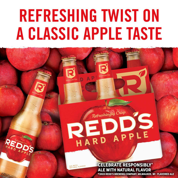 Redds Apple Ale - 12 Oz - 6-PK - Glass