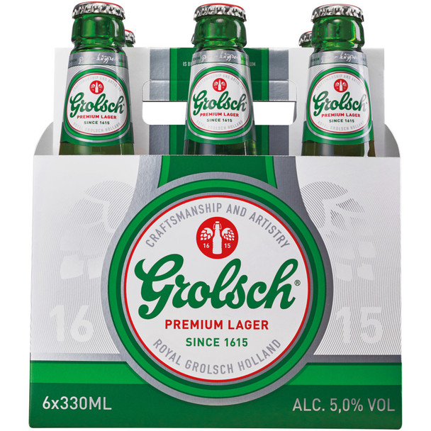 Grolsch Lager 11.2Z Bottle - 11.2 Oz - 6-PK - Glass