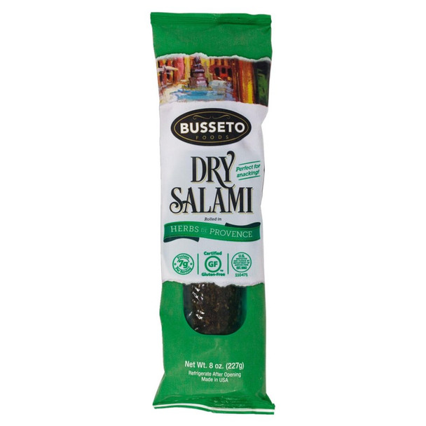 Busseto Herbs De Provence Dry Salami Chub - 8 Oz - 8-OZ