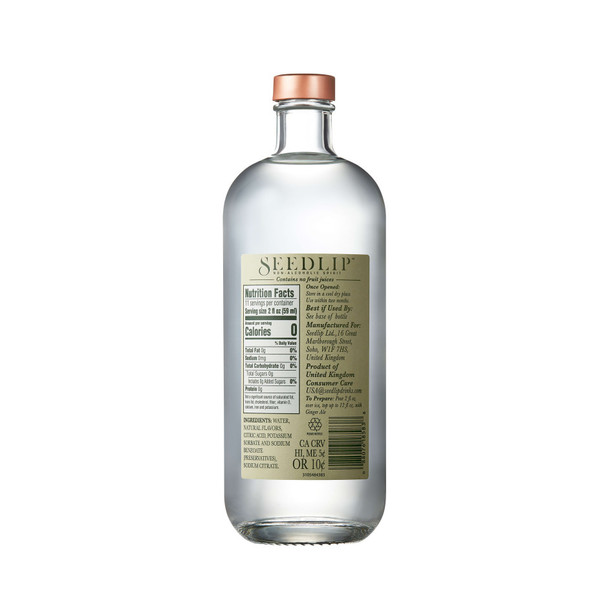 Seedlip Grove 42 Non Alcoholic Spirit - 700 mL - 700ML - Glass