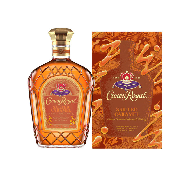 Crown Royal Salted Caramel Whisky - 750 mL - 750ML - Glass