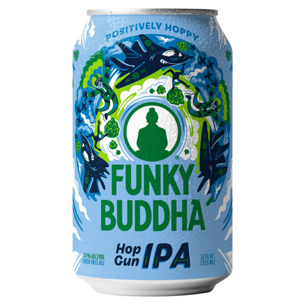 Funky Buddha Hop Gun - 12 Oz - 6-PK - Aluminum