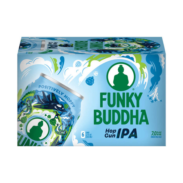 Funky Buddha Hop Gun - 12 Oz - 6-PK - Aluminum