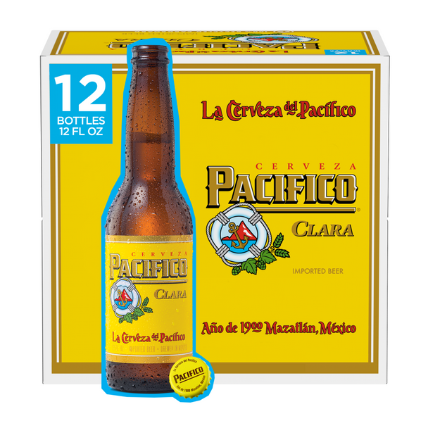 Pacifico Clara Mexican Lager - 12 Oz - 12-PK - Glass Pacifico Clara Mexican Lager - 12 Oz - 12-PK - Glass