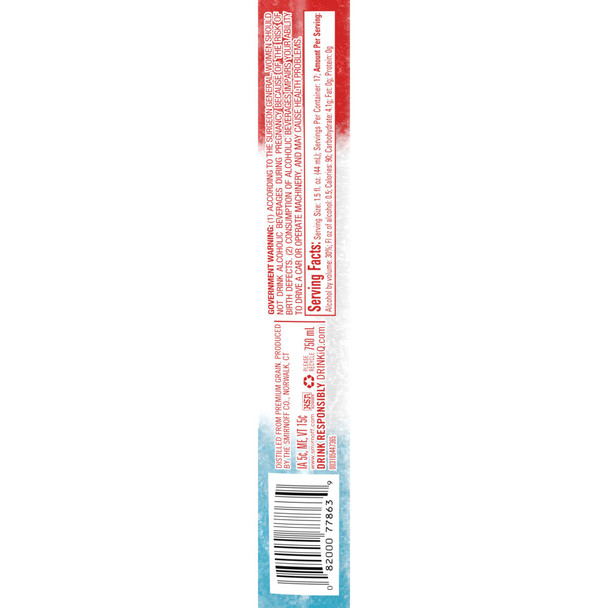 Smirnoff Red White & Berry Vodka - 750 mL - 750ML - Glass
